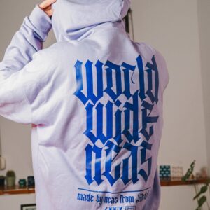 Hoodie Lila - Cotton Recycled Algodón 460gmr